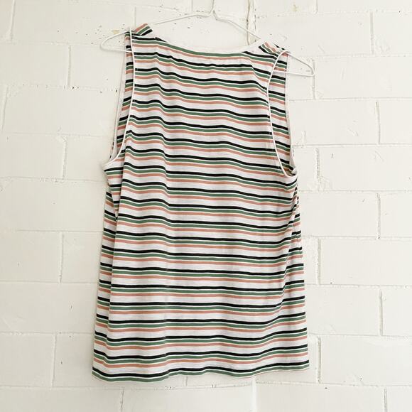 MADEWELL Whisper Cotton V Neck Pocket Tank Large L - Picture 6 of 9